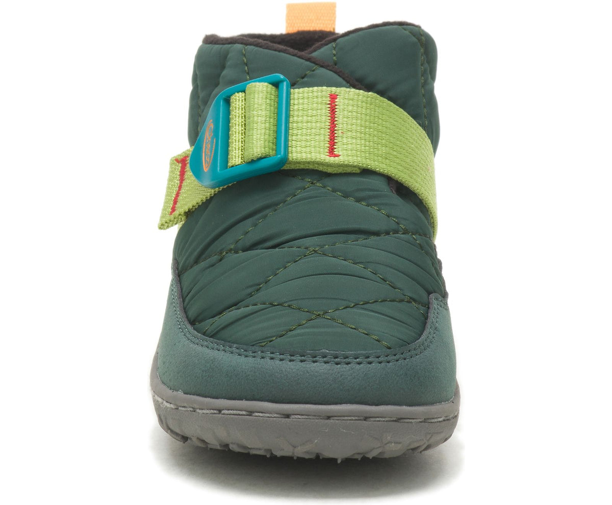 Kids Ramble Puff Slipper Boot Trekking Green Tonka Shoe Box