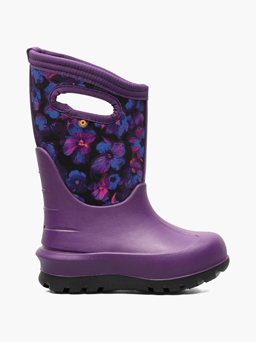 Neo-Classic Kid's Petal Boot - Purple Multi