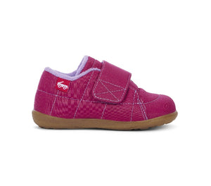 Aspen Quilted Slipper Shoe - Berry