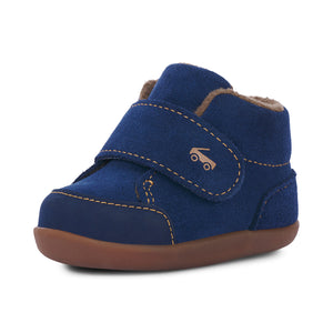 Casey Mini (First Walker) Infant Bootie - Navy Suede