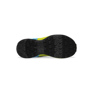 Agility Peak Kid's Athletic Trail Shoe - Black/Citron/Cyan