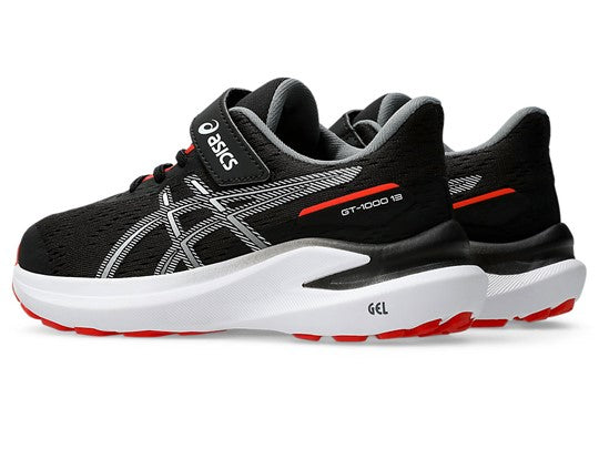 GT-1000 Kid's Athletic Running Shoe - Black/Red