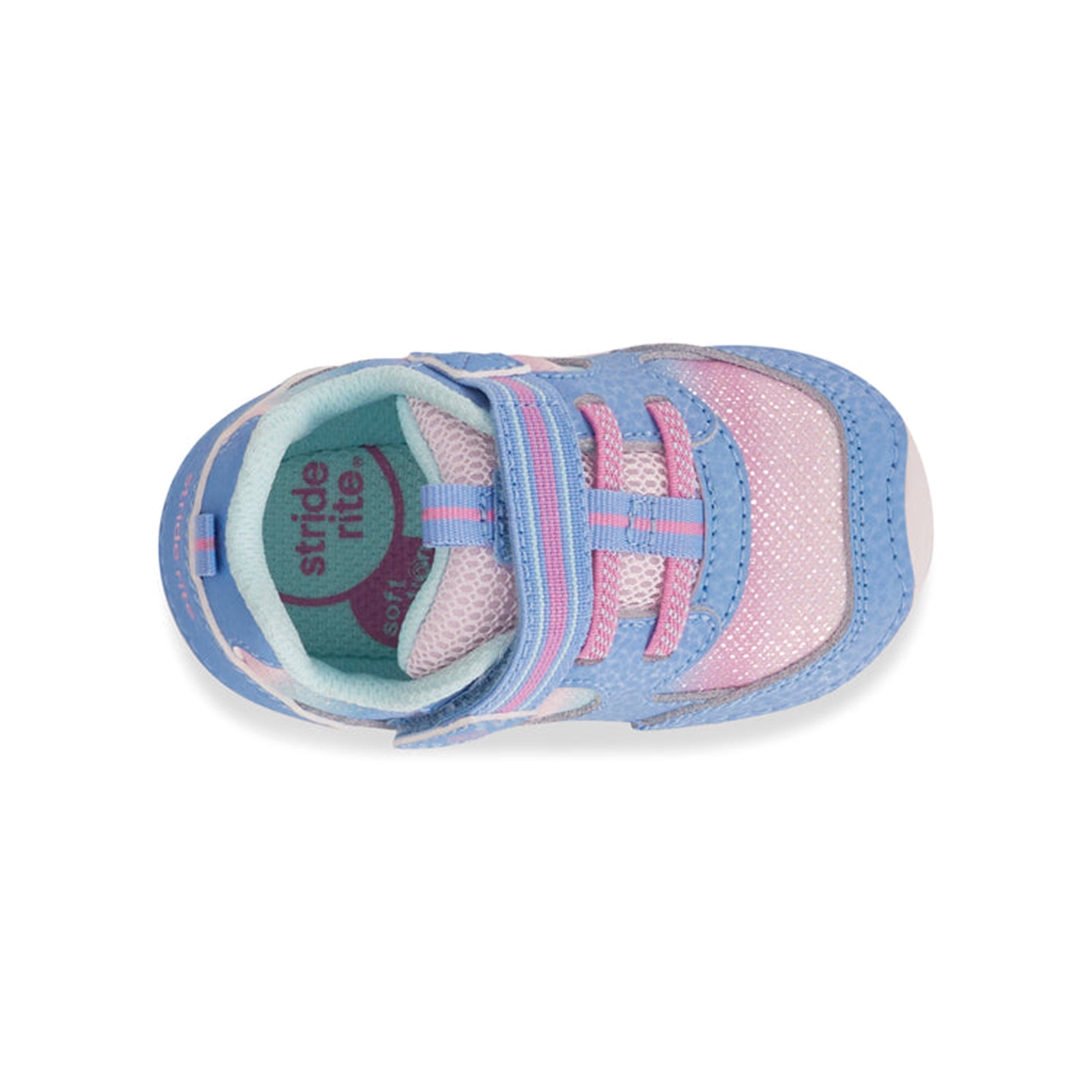 Soft Motion Turbo Sneaker - Light Blue Rainbow