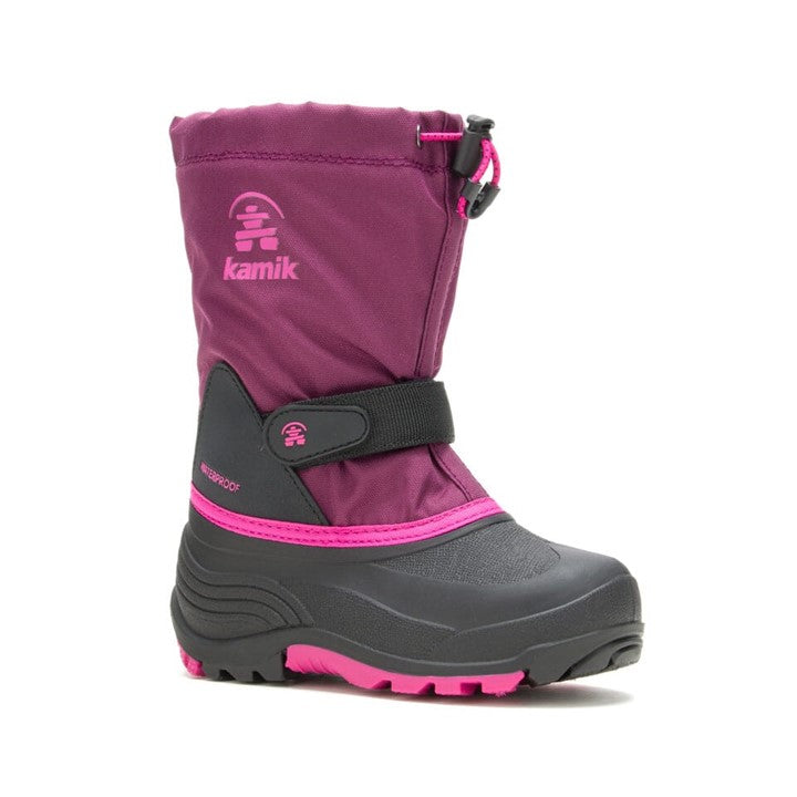 Waterbug5 Kid's Waterproof Snow Boot - Grape