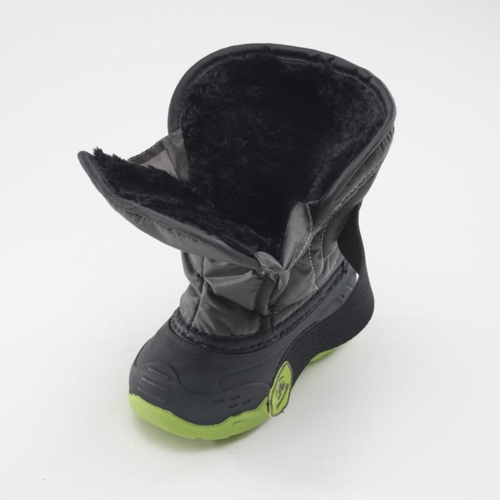 Snowbug5 Toddler Snow Boot - Charcoal/Lime