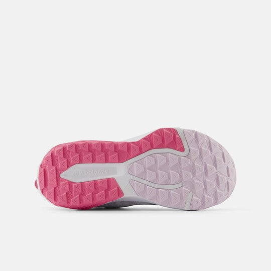 DynaSoft Nitrel v6 Lace Trail Shoe - Grey Matter with Real Pink and Quarry Blue