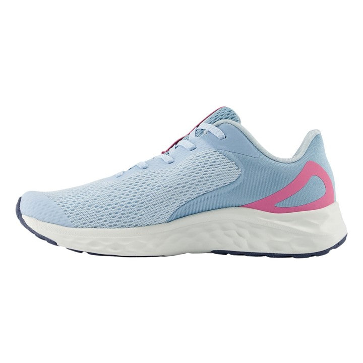 Arishi v4 Kid's Athletic Trainer - Quarry Blue with Real Pink and Chrome Blue