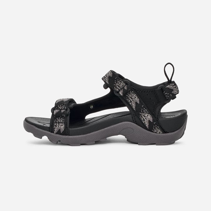 Tanza Kid's Active Sandal - Rainfall Black/Grey