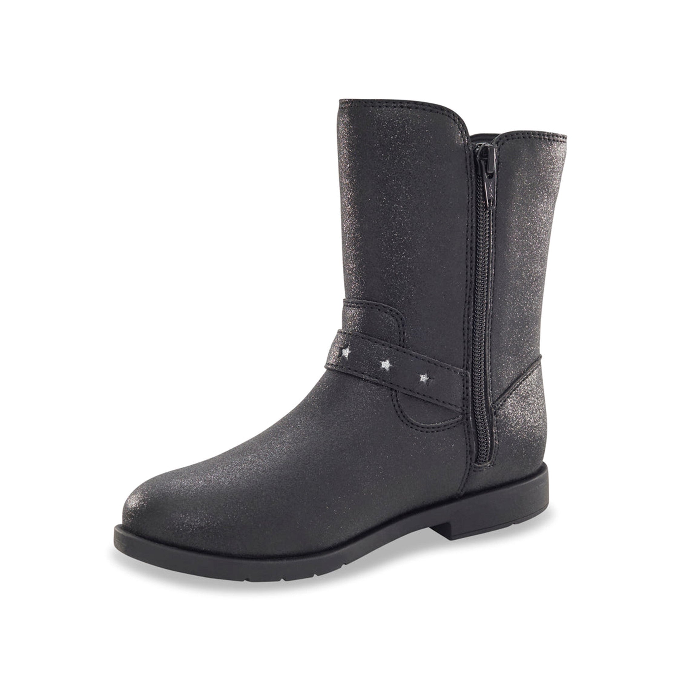 Lizz Kid's Moto Boot - Black Shimmer