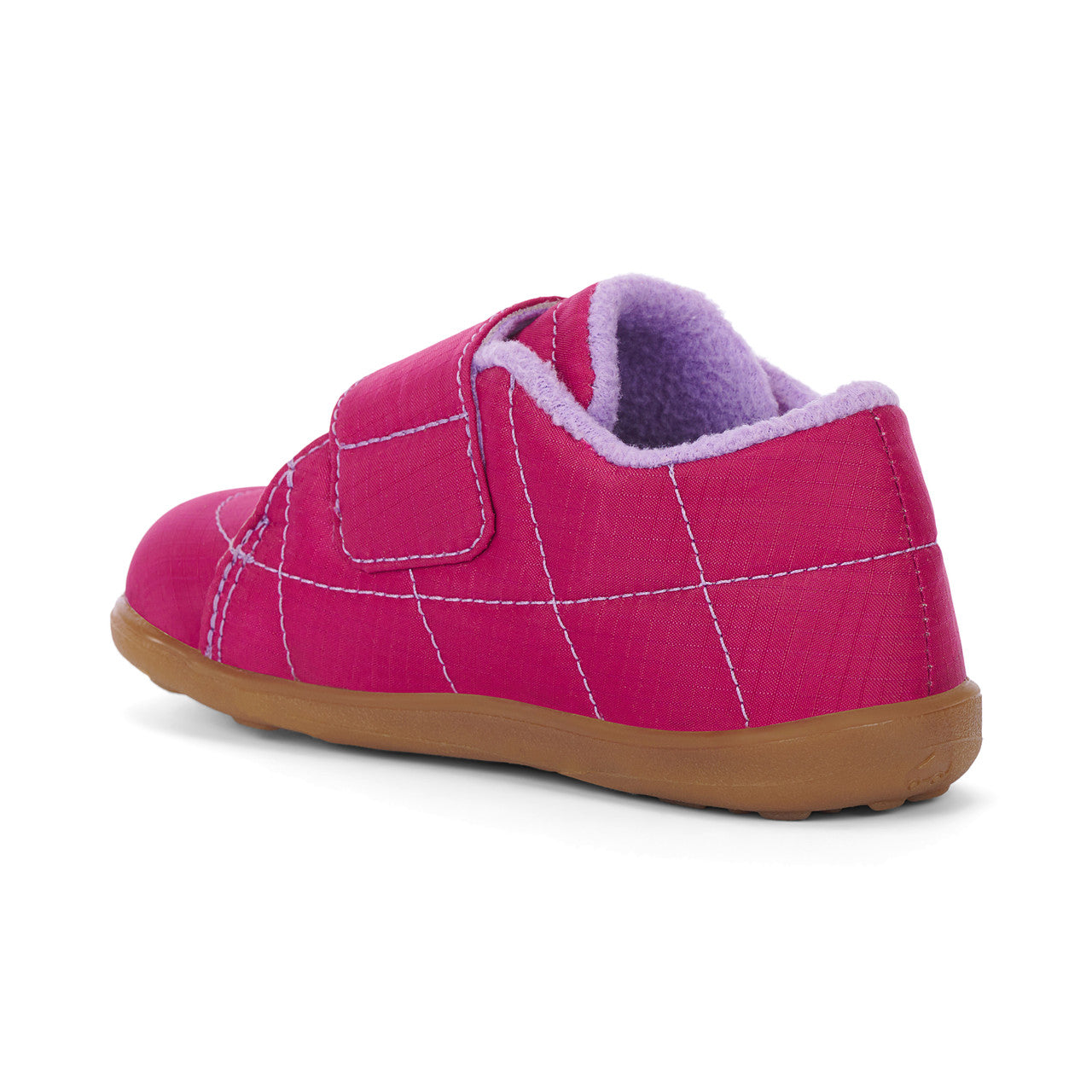 Aspen Quilted Slipper Shoe - Berry