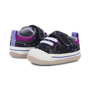 Stevie II (First Walker) Infant Shoe - Black Floral