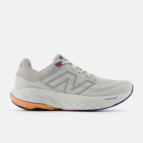 860v14 Women's Fresh Foam X Running Shoe - Grey Matter with Copper and Silver Metallic