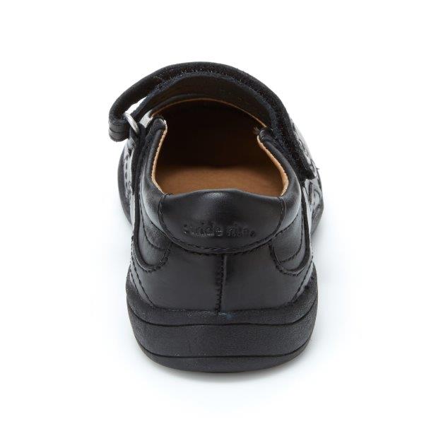 Claire Kid's Mary Jane Casual Shoe - Black Leather