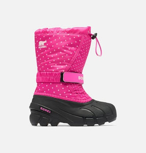 FLURRY™ Print Youth Boot - Fuchsia Fizz, Black