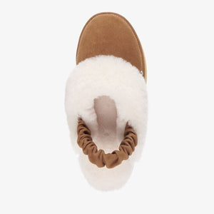 Hartz Women's Flatform Sherpa Slipper - Chestnut