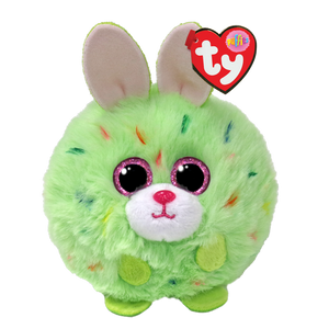 Beanie Holiday Puffies - Kiwi the Bunny