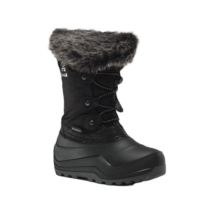 Powdery 3 Kid's Waterproof Snow Boot - Black