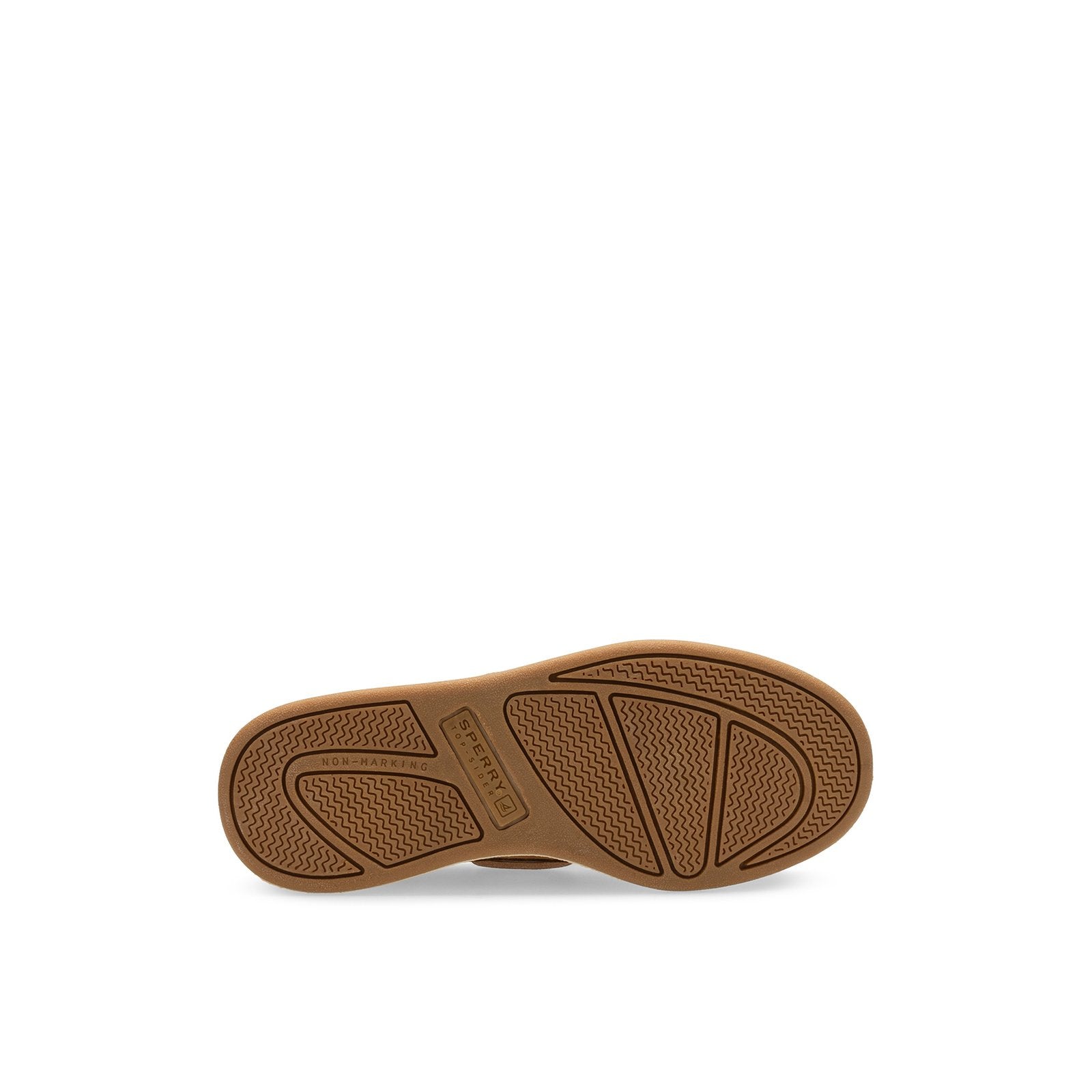 Sperry Cup II Kid's Boat Shoe - Brown Leather