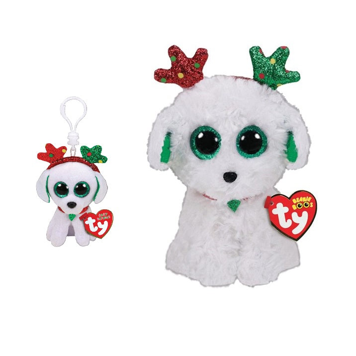 Holiday Beanie Boos - Sugar the Dog (retired)