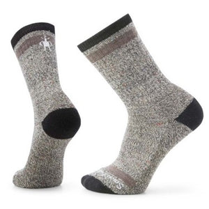 Everyday Larimer Light Cushion Men's Crew Socks - Black Taupe Heather