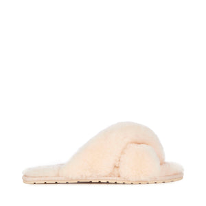 Mayberry Kid's Sherpa Slipper - Natural