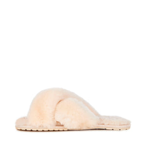 Mayberry Kid's Sherpa Slipper - Natural