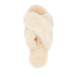 Mayberry Kid's Sherpa Slipper - Natural