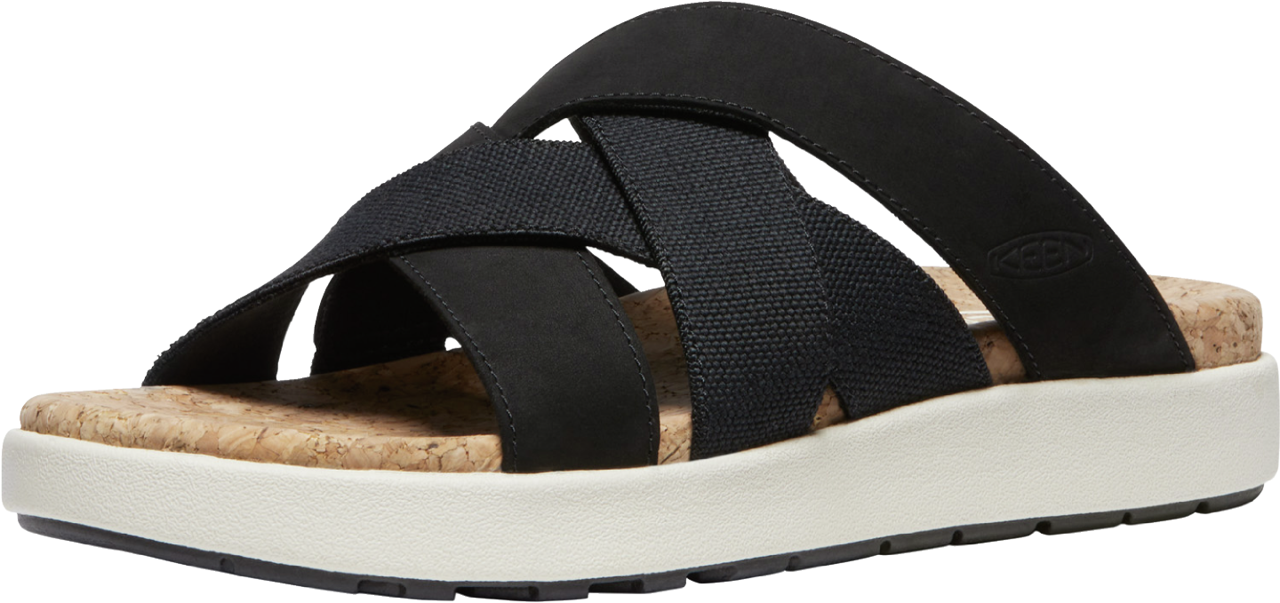 Women's Elle Mixed Slide - Black/ Birch