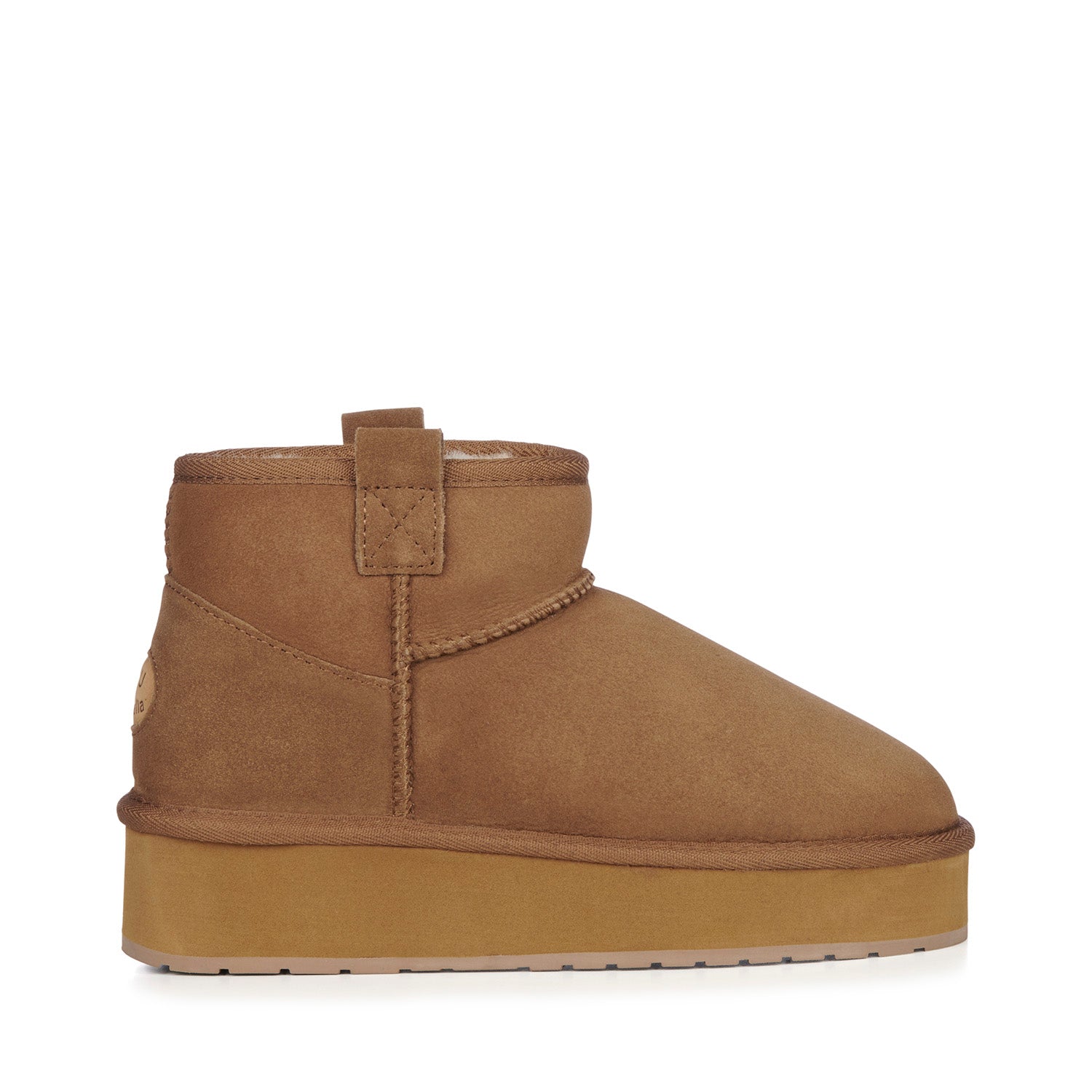 Foy Flatform Micro Women's Sherpa Boot - Chestnut