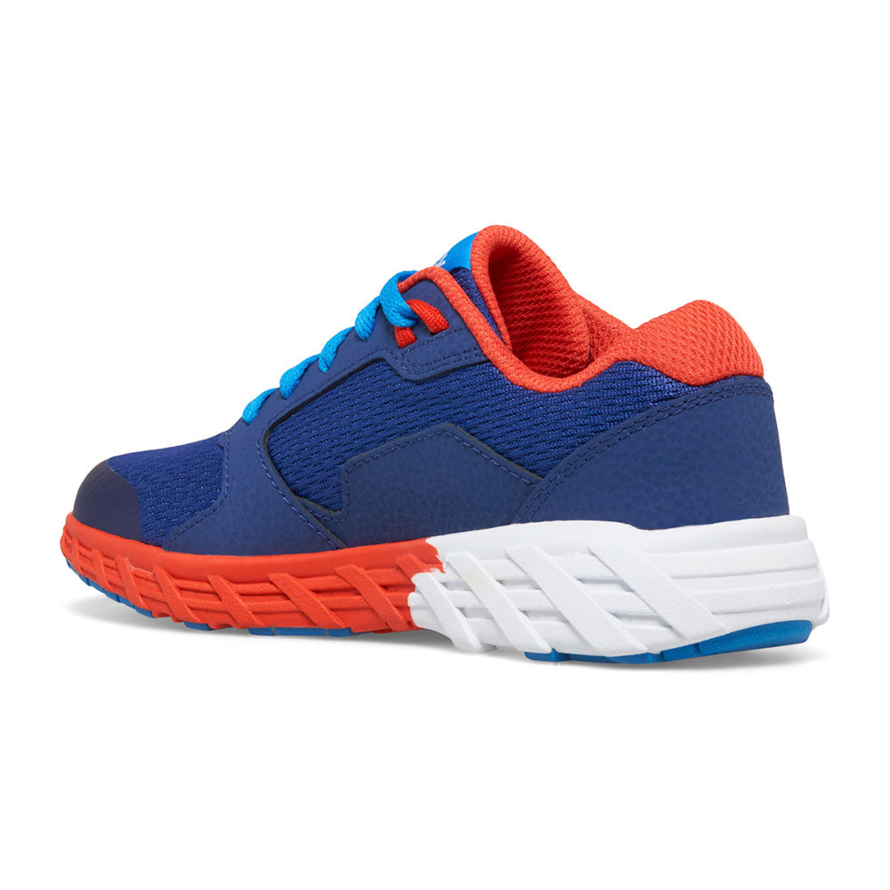 Wind 2.0 Lace Kid's Athletic Trainer - Navy/Red/White