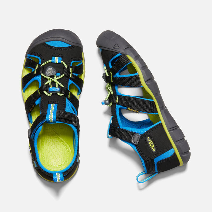 Seacamp II Kids' CNX Active Sandal - Black/Brilliant Blue