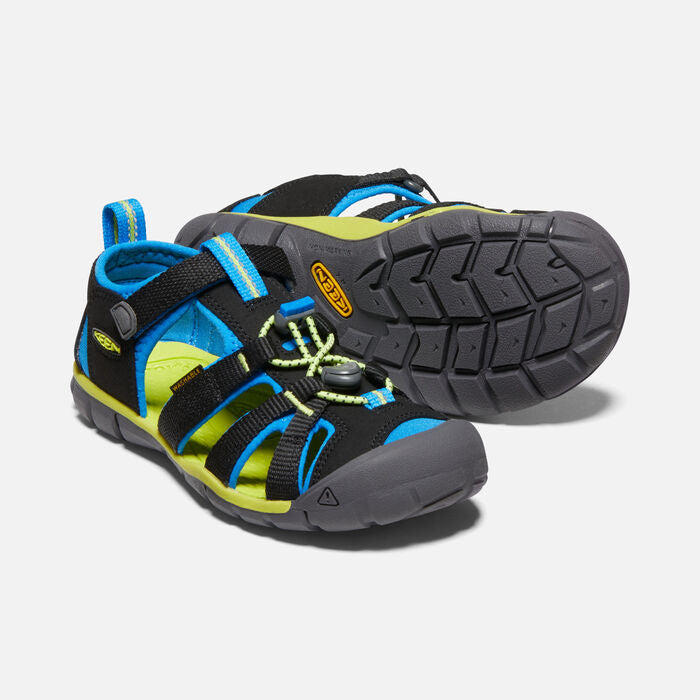 Seacamp II Kids' CNX Active Sandal - Black/Brilliant Blue