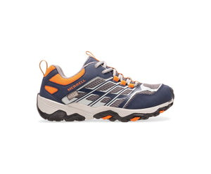 MOAB FST Low Kid's WP Hiker - Navy/Grey/Orange