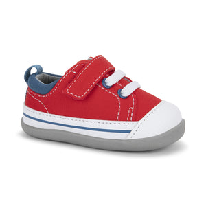 Stevie II (First Walker) Infant Shoe - Red/Blue