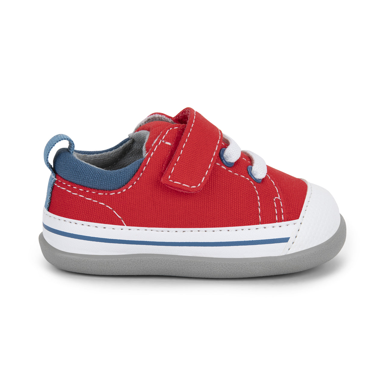 Stevie II (First Walker) Infant Shoe - Red/Blue