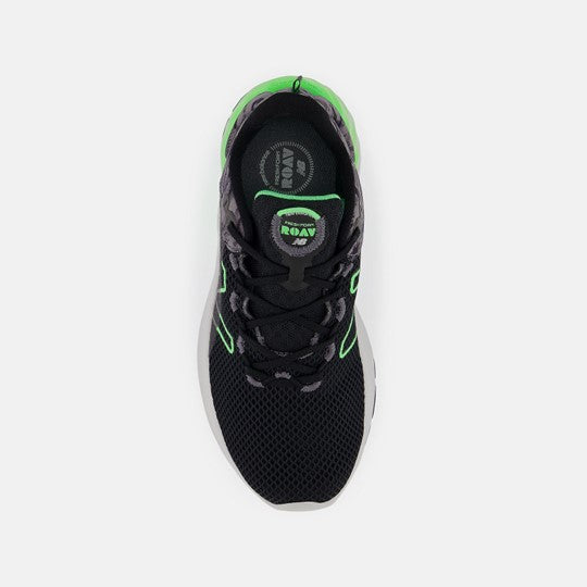 ROAV v2 Kid's Fresh Foam Trainer - Black / Vibrant Green